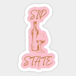 Sip State Sticker